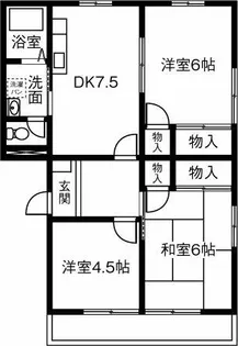 ナカシマハイツ【302号室】の間取り