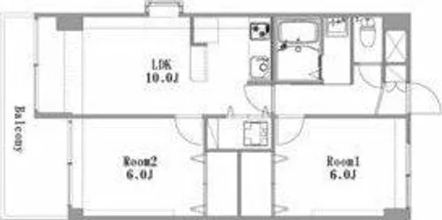 アーバンハイツ【2階】の間取り