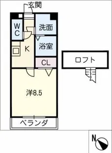 ピュアレジデンス【5階】の間取り