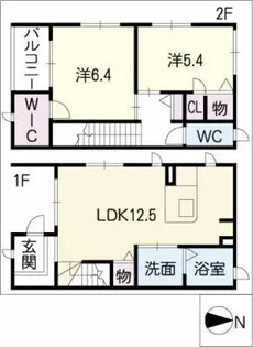 ルミエールメゾン【2階】の間取り