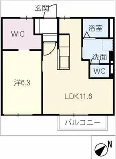 平和ハウス【2階】の間取り