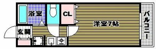 フェスタ千代田【3階】の間取り