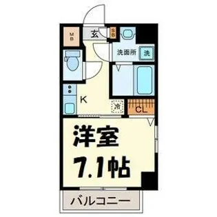 プランドール名駅【3階】の間取り
