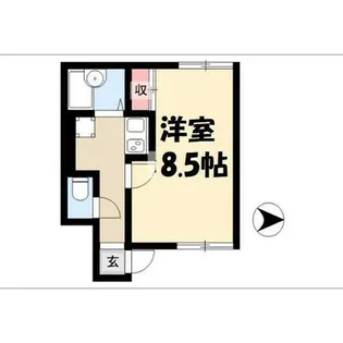 アビテ池下【1階】の間取り