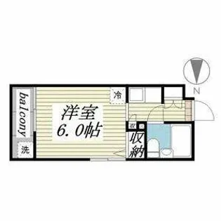 メゾン・ド・シャンテ【1階】の間取り