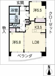 PLANET D【2階】の間取り