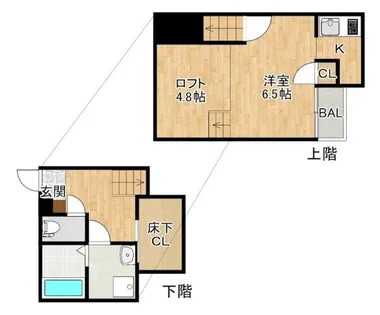 ADC津福セレーノ【1階】の間取り