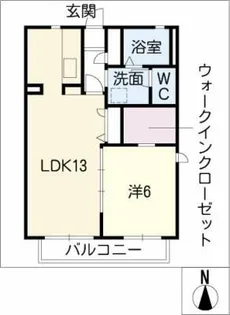 サンシャインⅢ【1階】の間取り