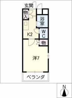 WEST POINT【2階】の間取り