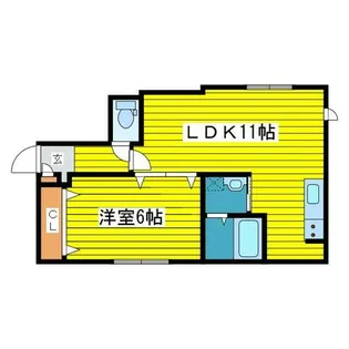 CS元町【1階】の間取り