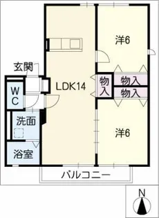シドニーコート【1階】の間取り