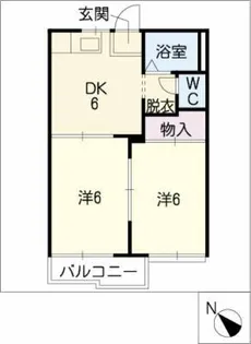 アネックス南【2階】の間取り