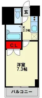 アリビオ八幡【7階】の間取り