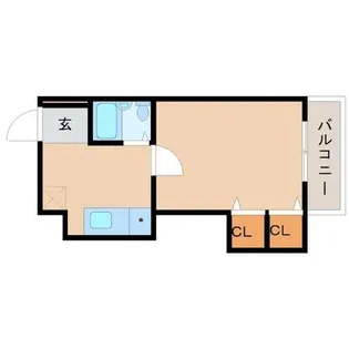 メゾン武庫之荘WEST【1階】の間取り