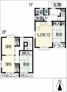 パーク緑【2階】の間取り