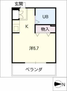 ジョイフル荒畑Ⅱ【1階】の間取り