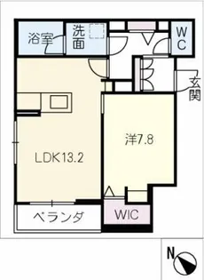 仮)シャーメゾン中条町【2階】の間取り