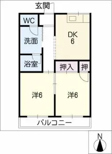 ストークヒル大惣【1階】の間取り