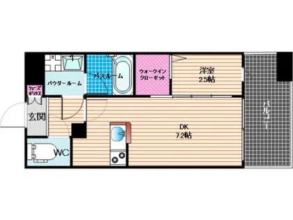 ツインズ大橋A館【11階】の間取り