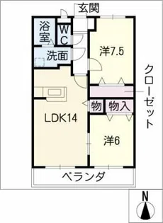 第Ⅰコンフォート【2階】の間取り