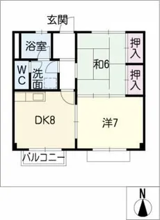 MAハイツカニエ【2階】の間取り