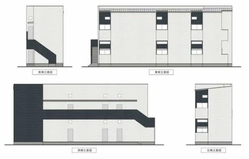 SOLVITA NISHIAKASHI【103号室】の外観