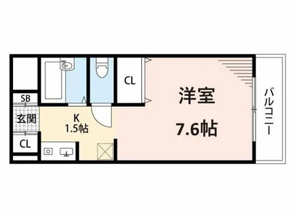 コパンジューヌⅢ【4階】の間取り