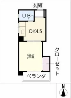 シャトーレ ノグチ【2階】の間取り