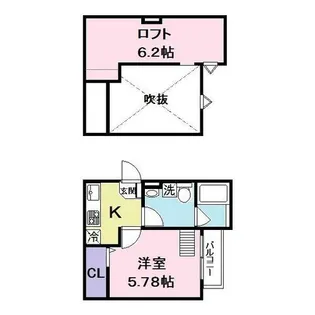 アミークス【2階】の間取り