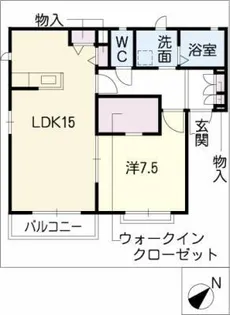 メゾンみどりの丘【2階】の間取り