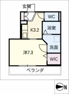 i-Stage紅雲【2階】の間取り