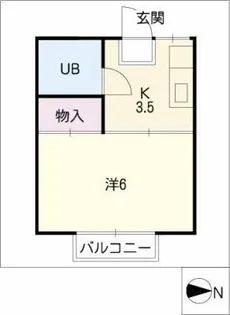 コーポふくしま【2階】の間取り