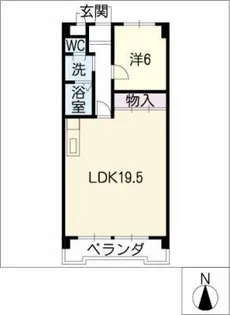 バル三番館【3階】の間取り