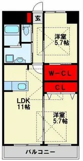 Fu-ton4祇園さくら坂【4階】の間取り