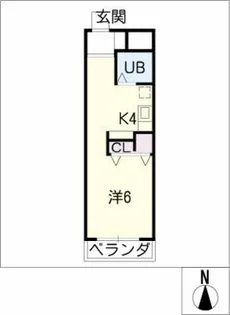 ホームレジデンス A【5階】の間取り