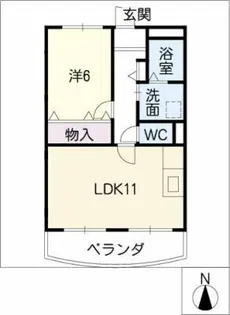 Prime シルフィー【1階】の間取り