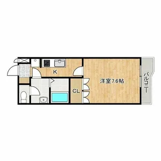 ラ メールAKAI【2階】の間取り