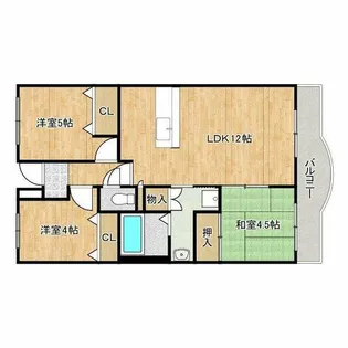 アヴニールHIKO【2階】の間取り