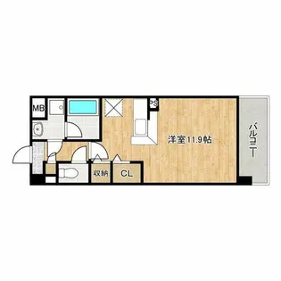 りんくうアドミラブル【1階】の間取り