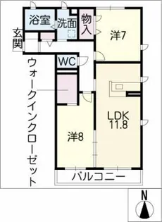 シャルマンID【2階】の間取り