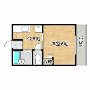 セルティア東貝塚【1階】の間取り