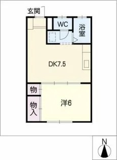 フォータイムス【1階】の間取り