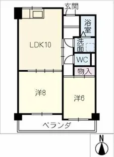 グランドヒルズⅡ【2階】の間取り
