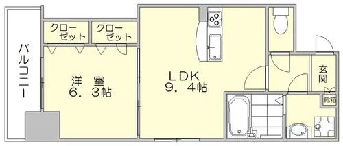 プレジールTJ【2階】の間取り
