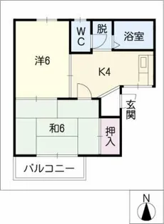 アトウレ上挙母A棟【2階】の間取り