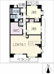 グレイス覚王山【4階】の間取り