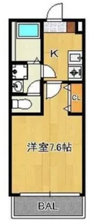 クレイビア熱田【2階】の間取り