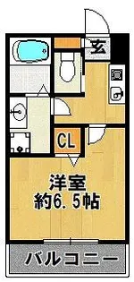 ラ・ポルテ三田町【2階】の間取り