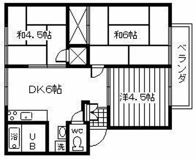 グリーン・メドゥ A棟【1階】の間取り