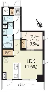 ノヴァリス草津【1001号室】の間取り